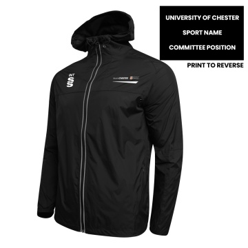 University of Chester - Dual Full Zip Training Jacket - Black - Unisex Fit
