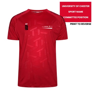 University of Chester - Impact T-Shirt - Red - Unisex Fit