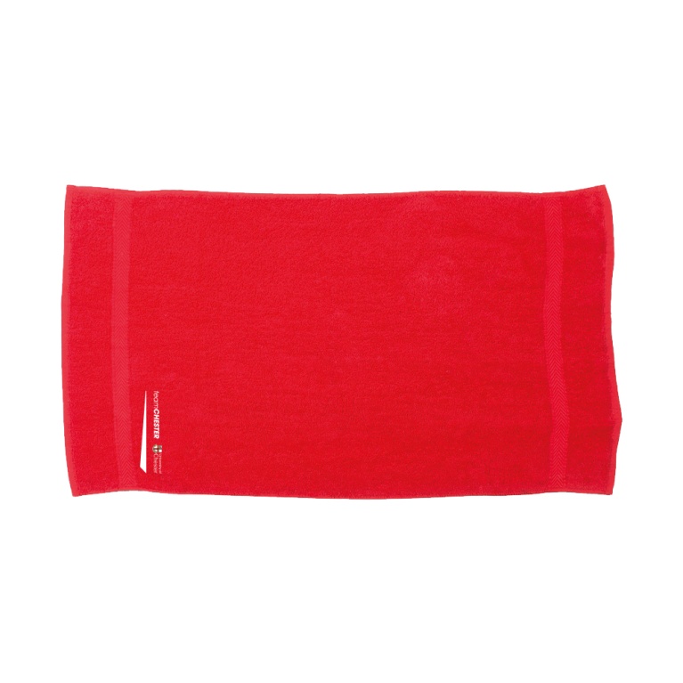 University of Chester - Luxury Range Bath Towel - Red