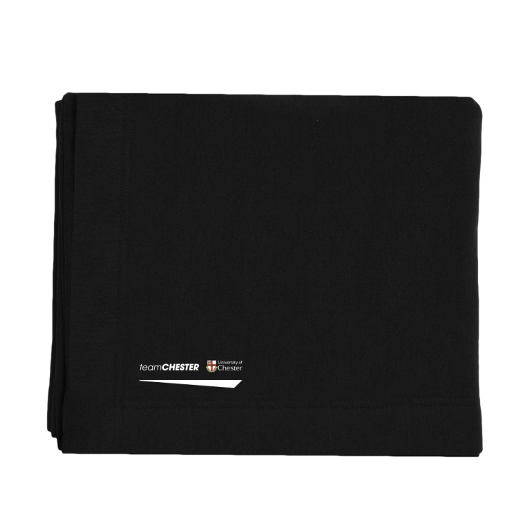 University of Chester - Heavy Blend Fleece Stadium Blanket - Black