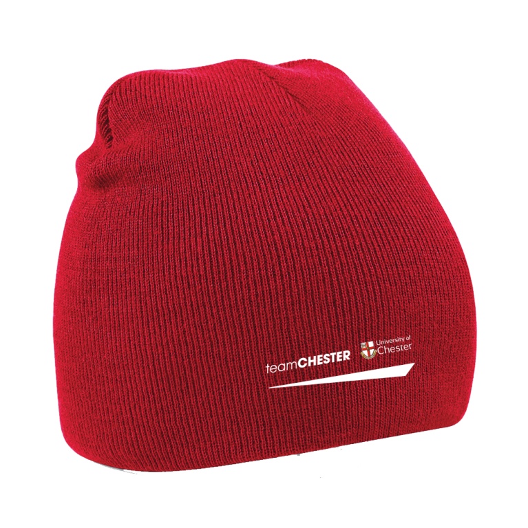 University of Chester - Pull-on Beanie - Red
