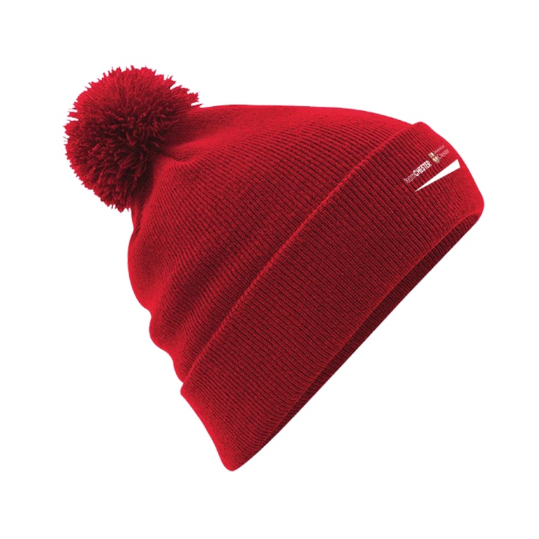 University of Chester - Original Pom Pom Beanie - Red